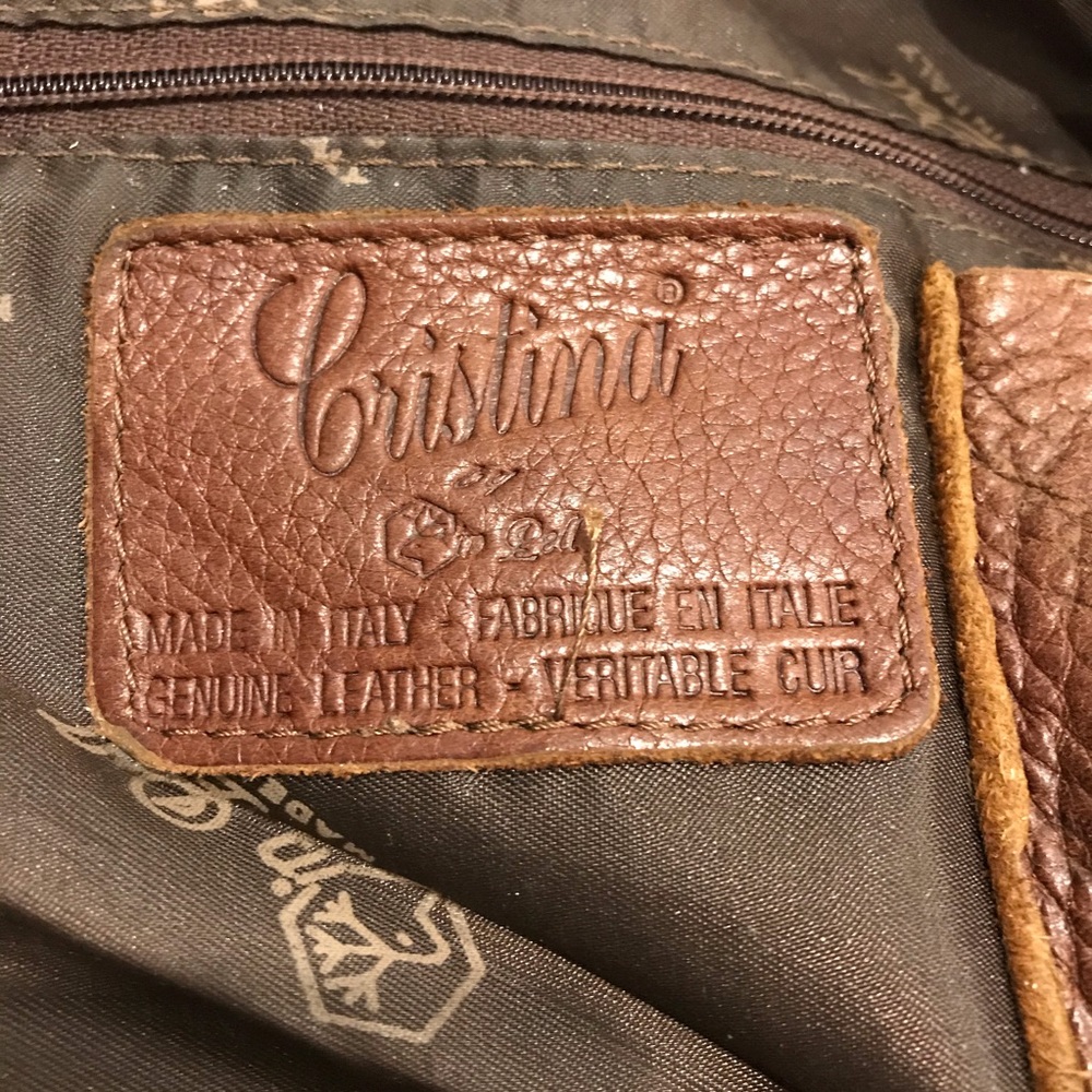 Cristina genuine leather shoulder purse - Picture 3 of 10